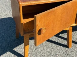 Best Pamono Danish Oak Nightstands, 1940s, Set of 2