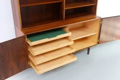 Pamono Danish Rosewood Bookcase with Sideboard by Carlo Jensen for Hundevad, 1960s><noscript><img width=