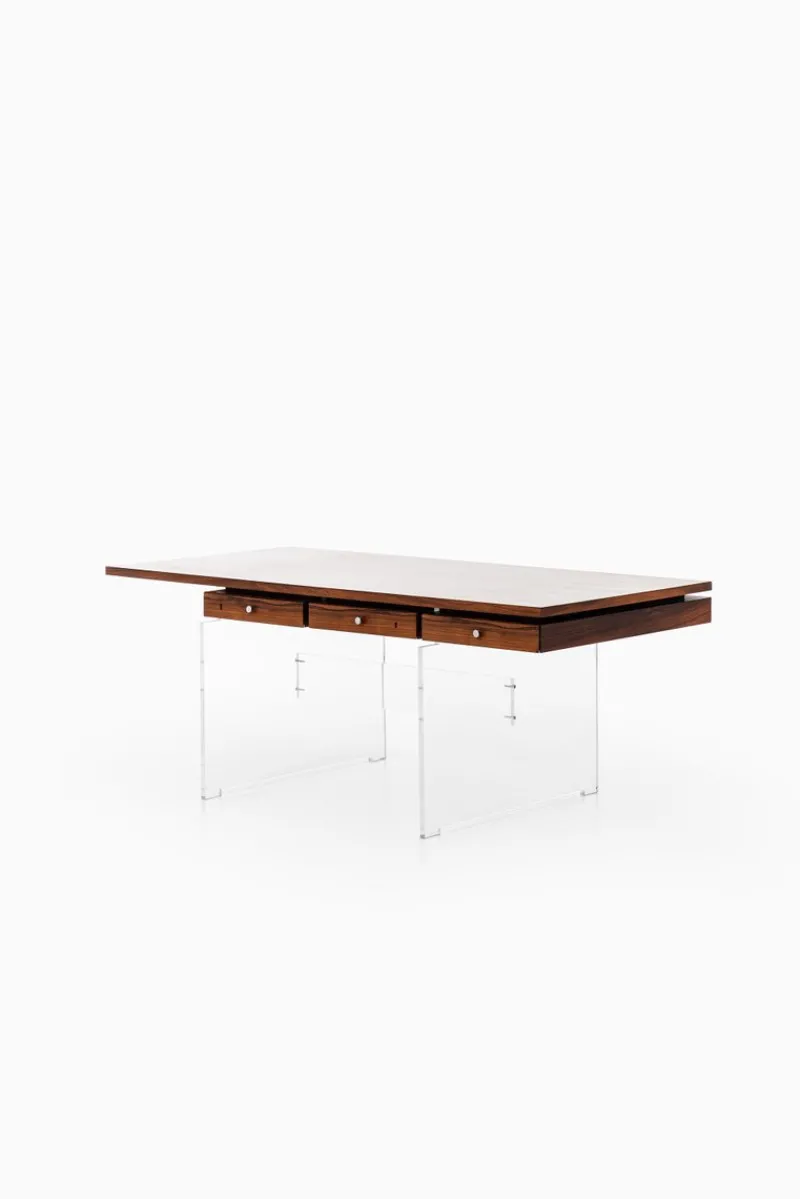 Pamono Danish Rosewood Desk by Poul Norreklit for Sigurd Hansen, 1960s> Desks