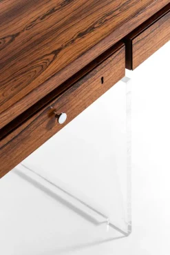 Pamono Danish Rosewood Desk by Poul Norreklit for Sigurd Hansen, 1960s><noscript><img width=