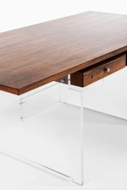 Pamono Danish Rosewood Desk by Poul Norreklit for Sigurd Hansen, 1960s><noscript><img width=