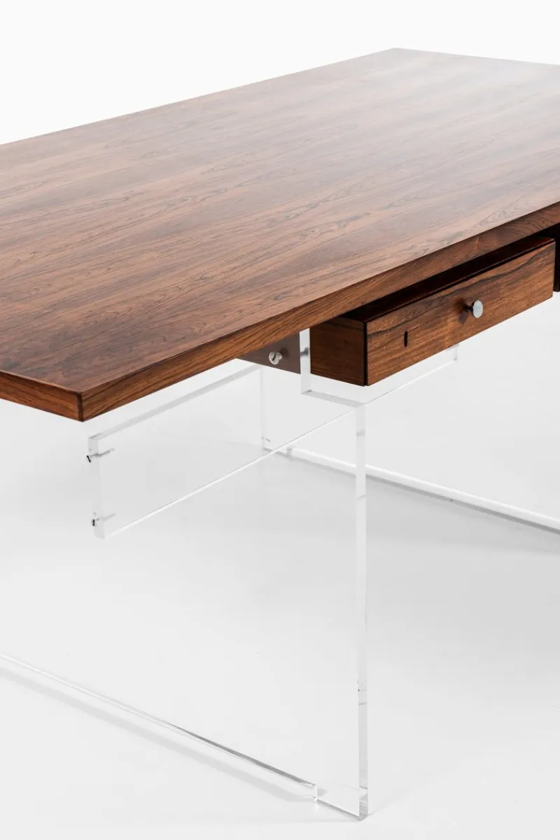 Pamono Danish Rosewood Desk by Poul Norreklit for Sigurd Hansen, 1960s> Desks
