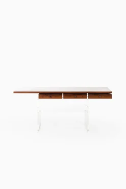 Pamono Danish Rosewood Desk by Poul Norreklit for Sigurd Hansen, 1960s><noscript><img width=