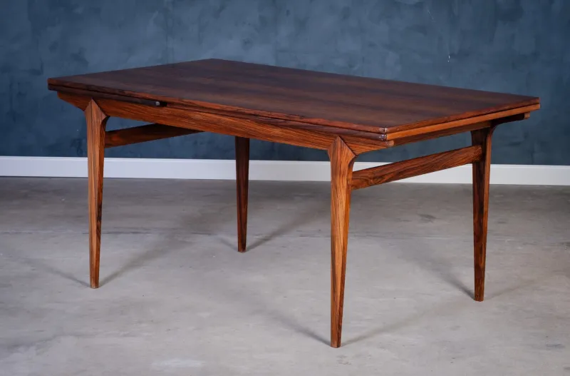 Pamono Danish Rosewood Dining Table with Extension, 1960s> Dining Tables & Sets