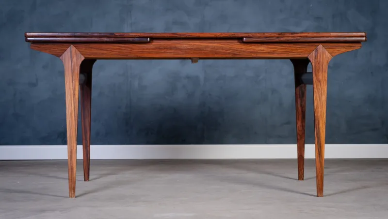Pamono Danish Rosewood Dining Table with Extension, 1960s> Dining Tables & Sets
