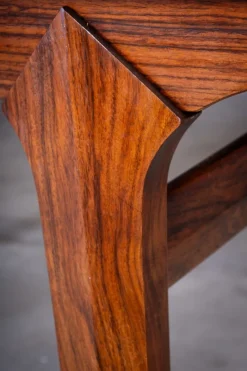 Pamono Danish Rosewood Dining Table with Extension, 1960s><noscript><img width=