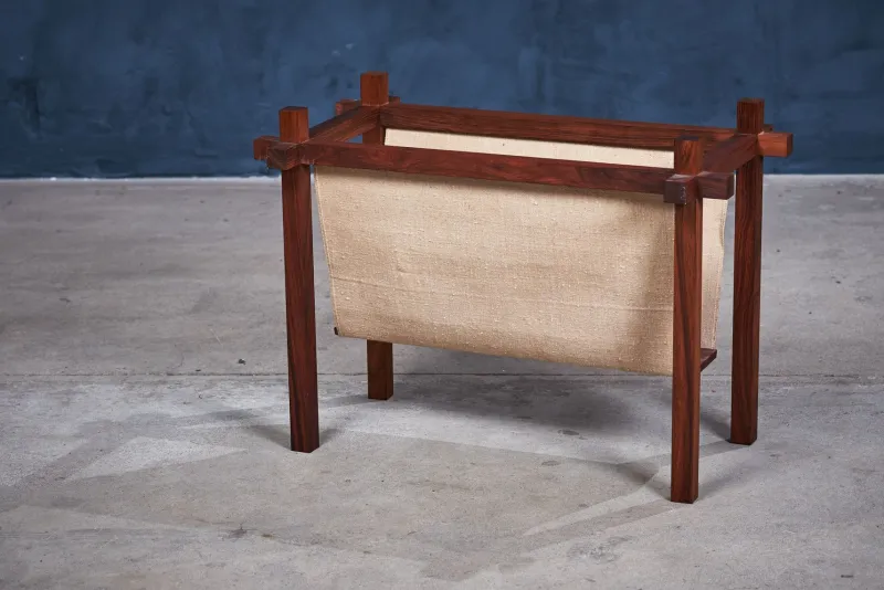 New Pamono Danish Rosewood Magazine Holder by Theodor Skjøde Knudsen for Ateljé Forma, 1960s