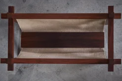 New Pamono Danish Rosewood Magazine Holder by Theodor Skjøde Knudsen for Ateljé Forma, 1960s