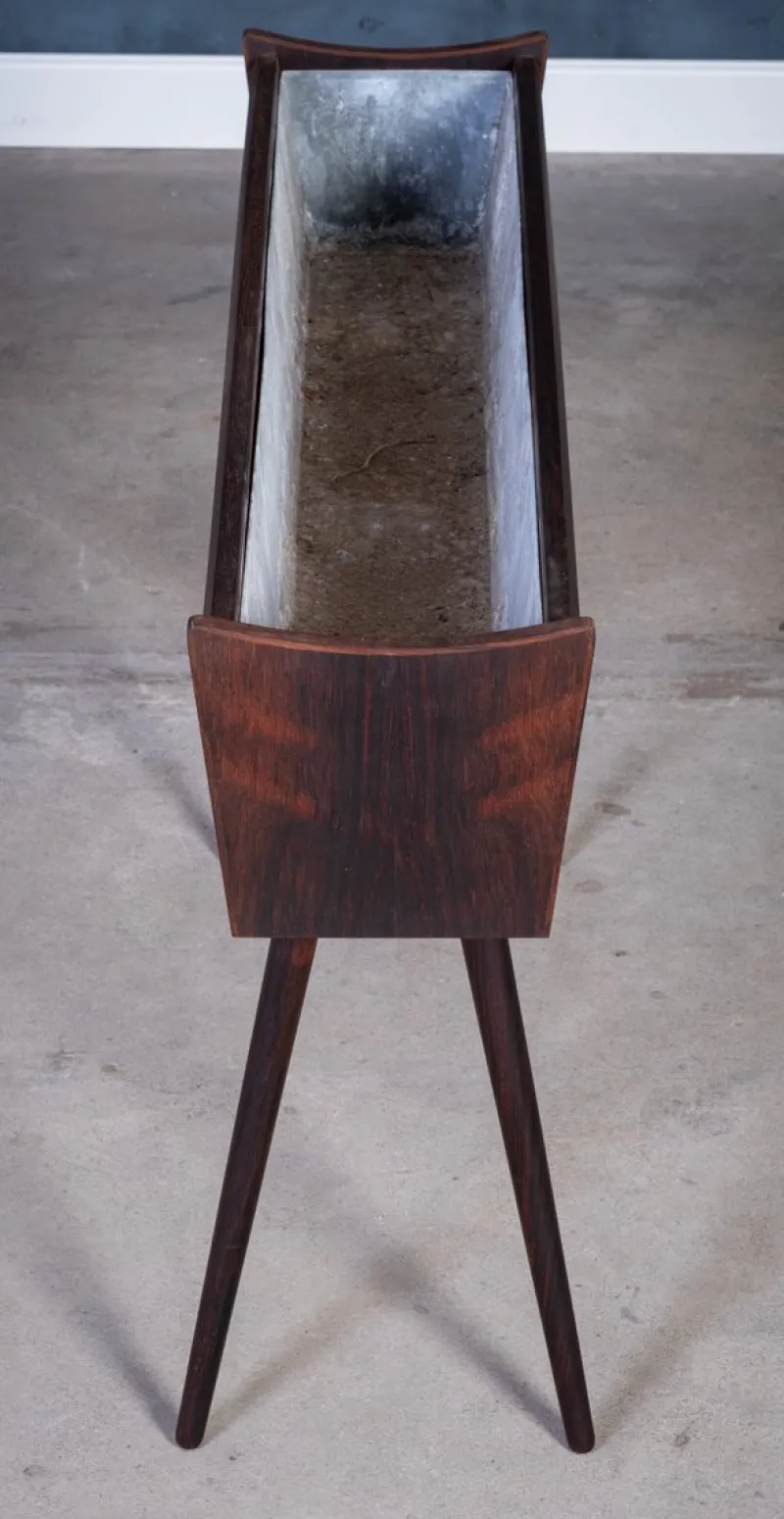 Pamono Danish Rosewood Planter Box, 1960s> Planters And Jardiniere