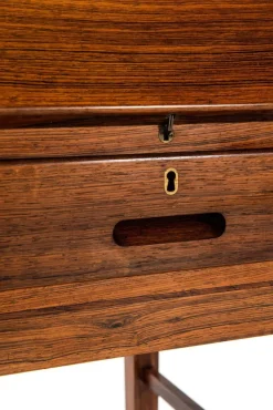 Pamono Danish Rosewood Secretaire by Kai Winding for P. Jeppesen, 1950s><noscript><img width=