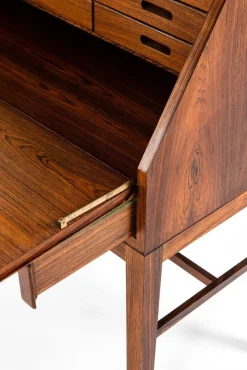 Pamono Danish Rosewood Secretaire by Kai Winding for P. Jeppesen, 1950s><noscript><img width=