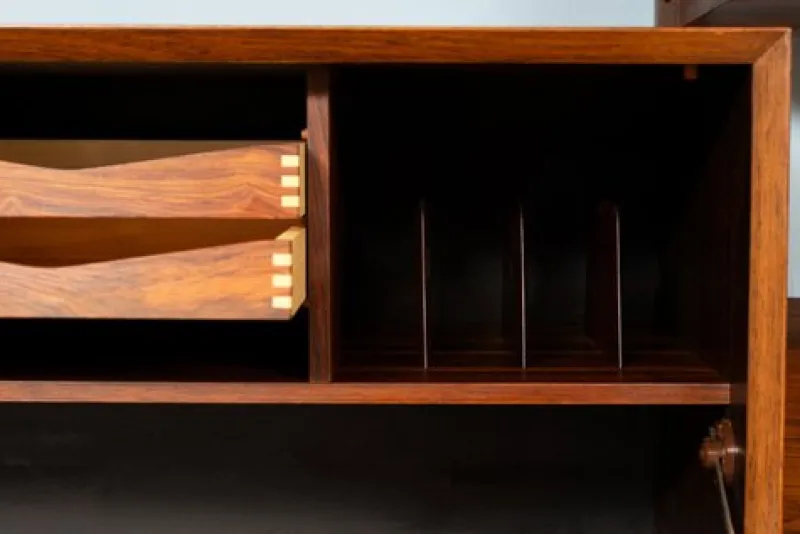 Pamono Danish Royal System Two-Bay Wall System in Rosewood by Poul Cadovius> Shelves & Wall Units