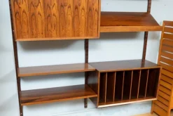 Pamono Danish Royal System Two-Bay Wall System in Rosewood by Poul Cadovius><noscript><img width=