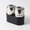 Clearance Pamono Danish Salt and Pepper Mill by Erik Magnussen for Stelton, 1970s, Set of 2