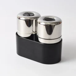 Clearance Pamono Danish Salt and Pepper Mill by Erik Magnussen for Stelton, 1970s, Set of 2