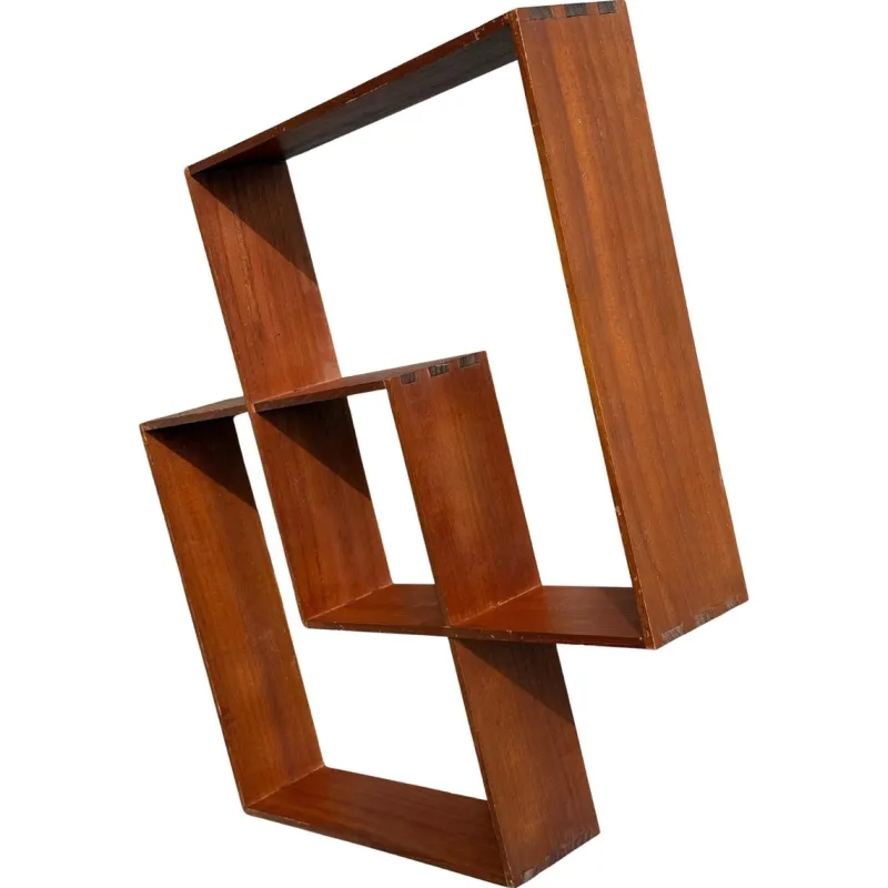 Pamono Danish Sculptural Teak Shelf, 1968> Shelves & Wall Units