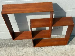 Pamono Danish Sculptural Teak Shelf, 1968> Shelves & Wall Units