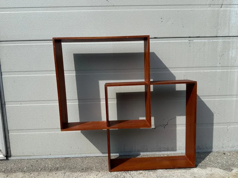 Pamono Danish Sculptural Teak Shelf, 1968> Shelves & Wall Units