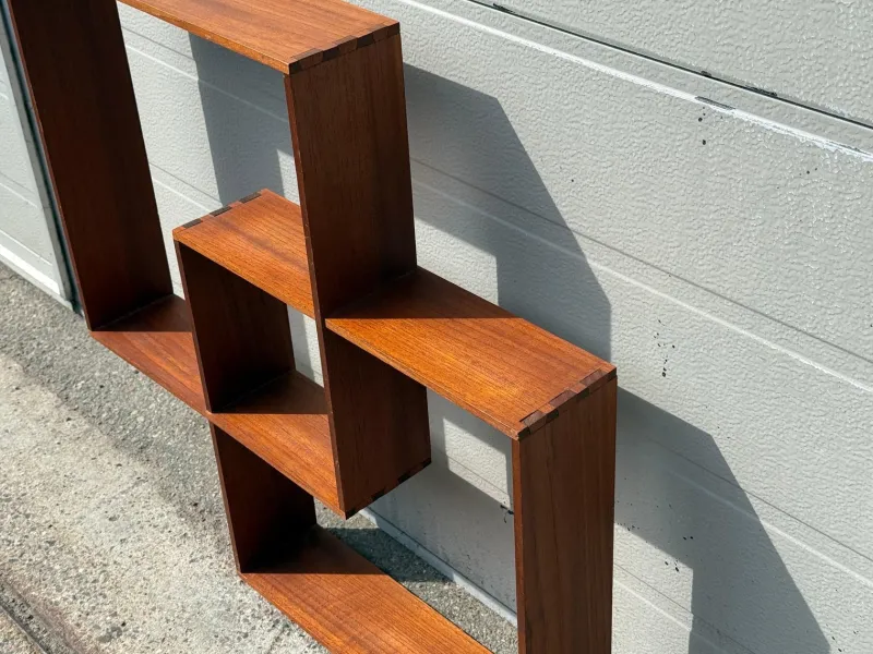 Pamono Danish Sculptural Teak Shelf, 1968> Shelves & Wall Units
