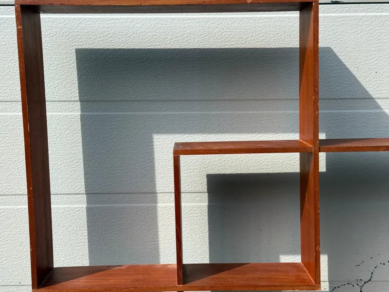 Pamono Danish Sculptural Teak Shelf, 1968> Shelves & Wall Units