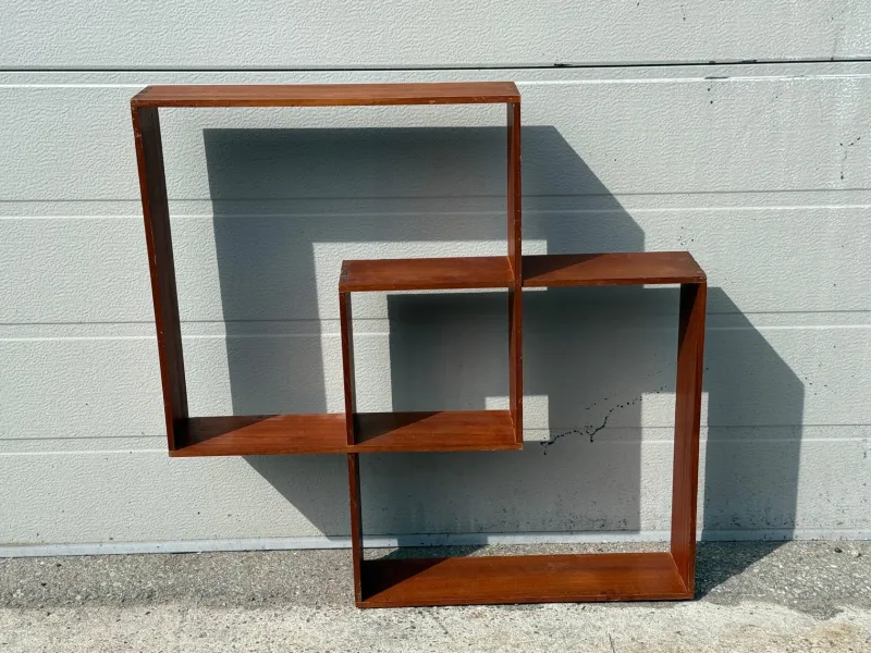 Pamono Danish Sculptural Teak Shelf, 1968> Shelves & Wall Units