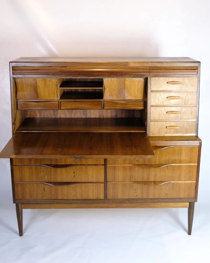 Pamono Danish Secretary in Rosewood by Erling Torvits, 1960s> Secretaires