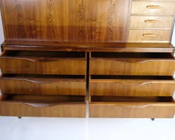 Pamono Danish Secretary in Rosewood by Erling Torvits, 1960s><noscript><img width=