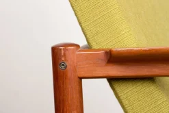 Pamono Danish Teak and Fabric Lounge Chair by Børge Jensen & Sønner for Bernstorffsminde Møbelfabrik A/S, 1960s> Lounge Chairs & Armchairs