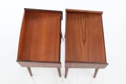 Pamono Danish Teak Bedside Tables by Uhrhøj Møbelfabrik, 1960s, Set of 2><noscript><img width=