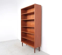 Pamono Danish Teak Bookcase with Adjustable Shelves, 1960s