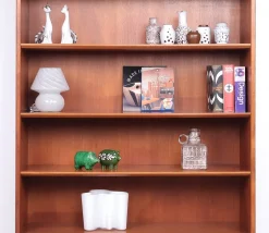Pamono Danish Teak Bookcase with Adjustable Shelves, 1960s