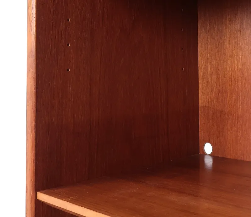 Pamono Danish Teak Bookcase with Adjustable Shelves, 1960s