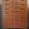 Pamono Danish Teak Chest of Drawers from Borge Dam, 1960s> Dressers, Commodes & Chests