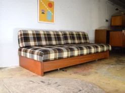 Pamono Danish Teak Daybed, 1970s><noscript><img width=