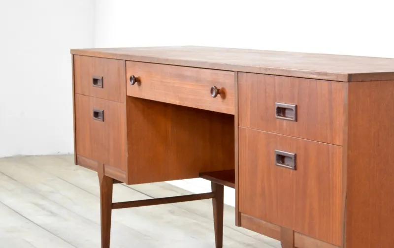 Pamono Danish Teak Desk, 1960s> Desks