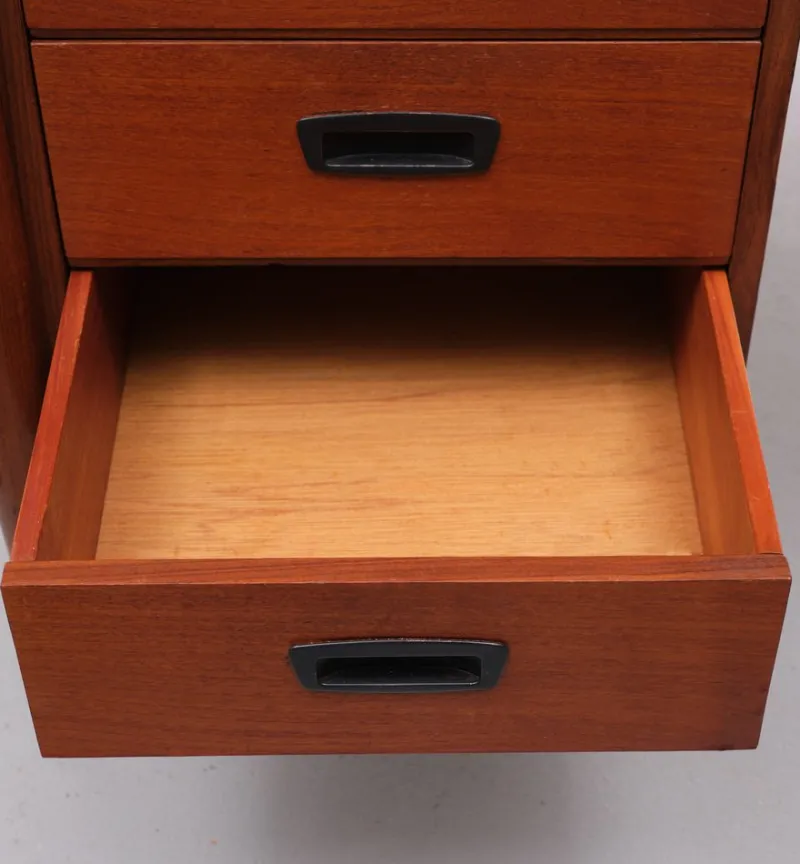 Pamono Danish Teak Drop Leaf Writing Desk by Arne Vodder, 1960s> Secretaires