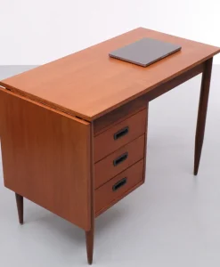 Pamono Danish Teak Drop Leaf Writing Desk by Arne Vodder, 1960s><noscript><img width=