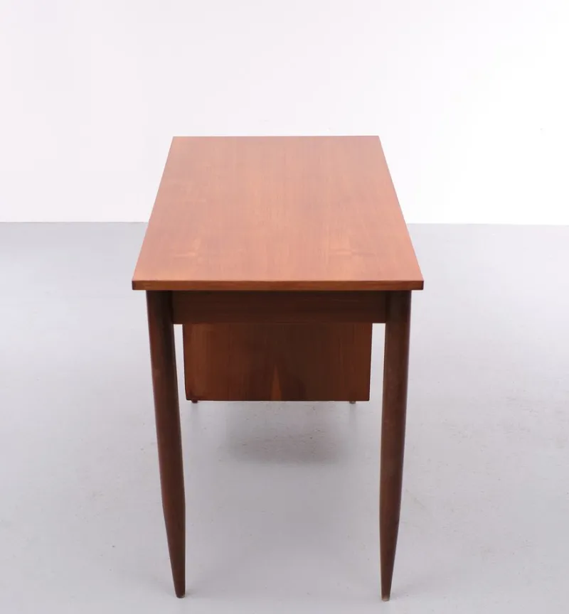 Pamono Danish Teak Drop Leaf Writing Desk by Arne Vodder, 1960s> Secretaires