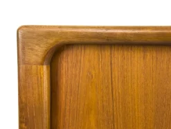 Pamono Danish Teak Hi-Fi Sideboard with Tambour Doors from Dyrlund, 1970s><noscript><img width=