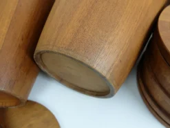 Outlet Pamono Danish Teak Ice Buckets by Jens Harald Quistgaard for Dansk Designs, 1960s, Set of 4