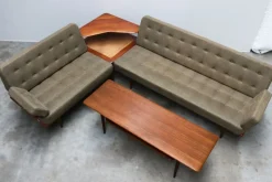 Discount Pamono Danish Teak Minerva Sofa Set by Peter Hvidt & Orla Molgaard Nielsen for France & Søn / France & Daverkosen, 1950s, Set of 4