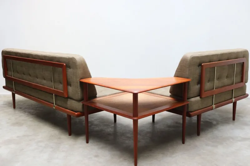Discount Pamono Danish Teak Minerva Sofa Set by Peter Hvidt & Orla Molgaard Nielsen for France & Søn / France & Daverkosen, 1950s, Set of 4