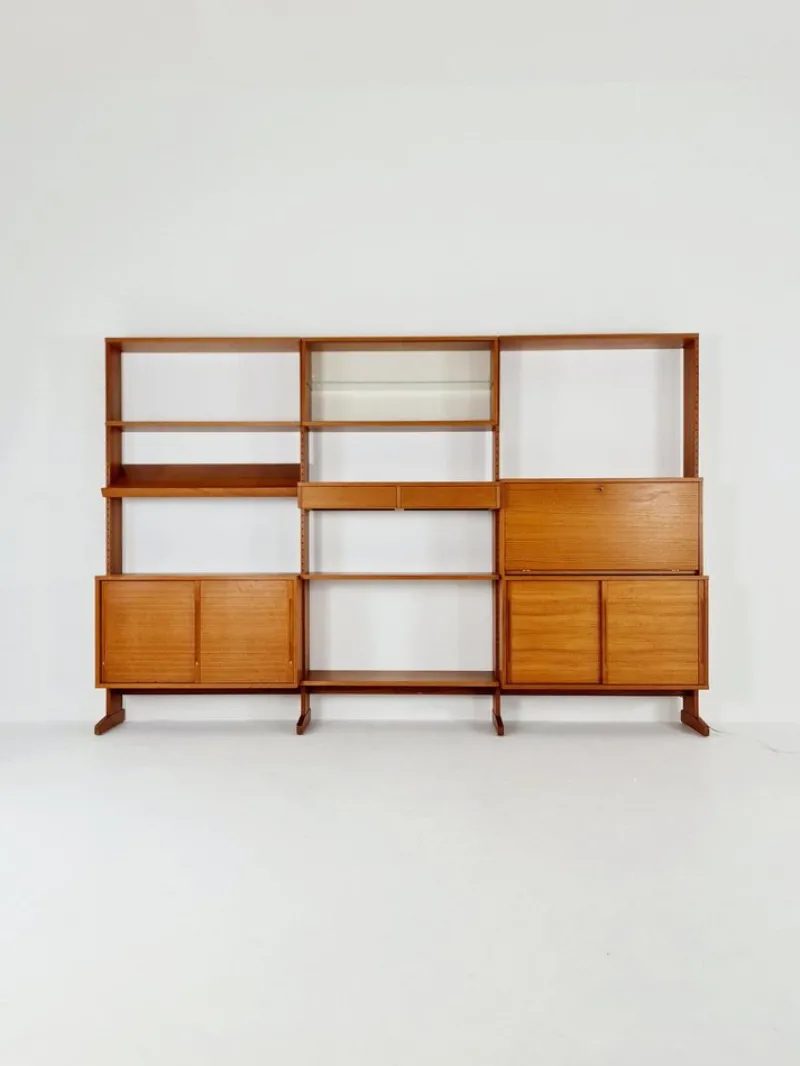 Pamono Danish Teak Room Divider from L CHR Larsen & Søn, 1960s> Room Dividers & Screens