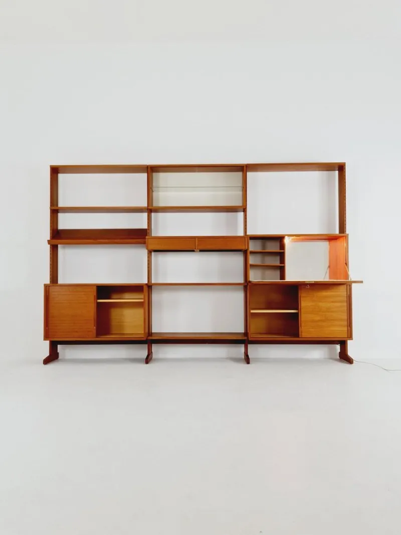 Pamono Danish Teak Room Divider from L CHR Larsen & Søn, 1960s> Room Dividers & Screens