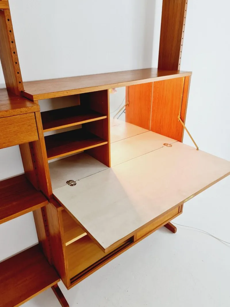 Pamono Danish Teak Room Divider from L CHR Larsen & Søn, 1960s> Room Dividers & Screens