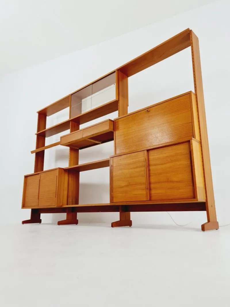 Pamono Danish Teak Room Divider from L CHR Larsen & Søn, 1960s> Room Dividers & Screens