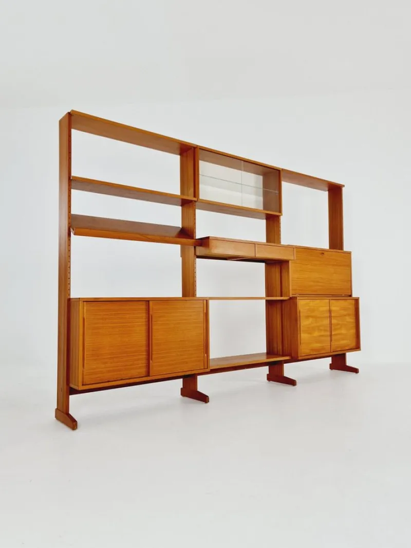 Pamono Danish Teak Room Divider from L CHR Larsen & Søn, 1960s> Room Dividers & Screens