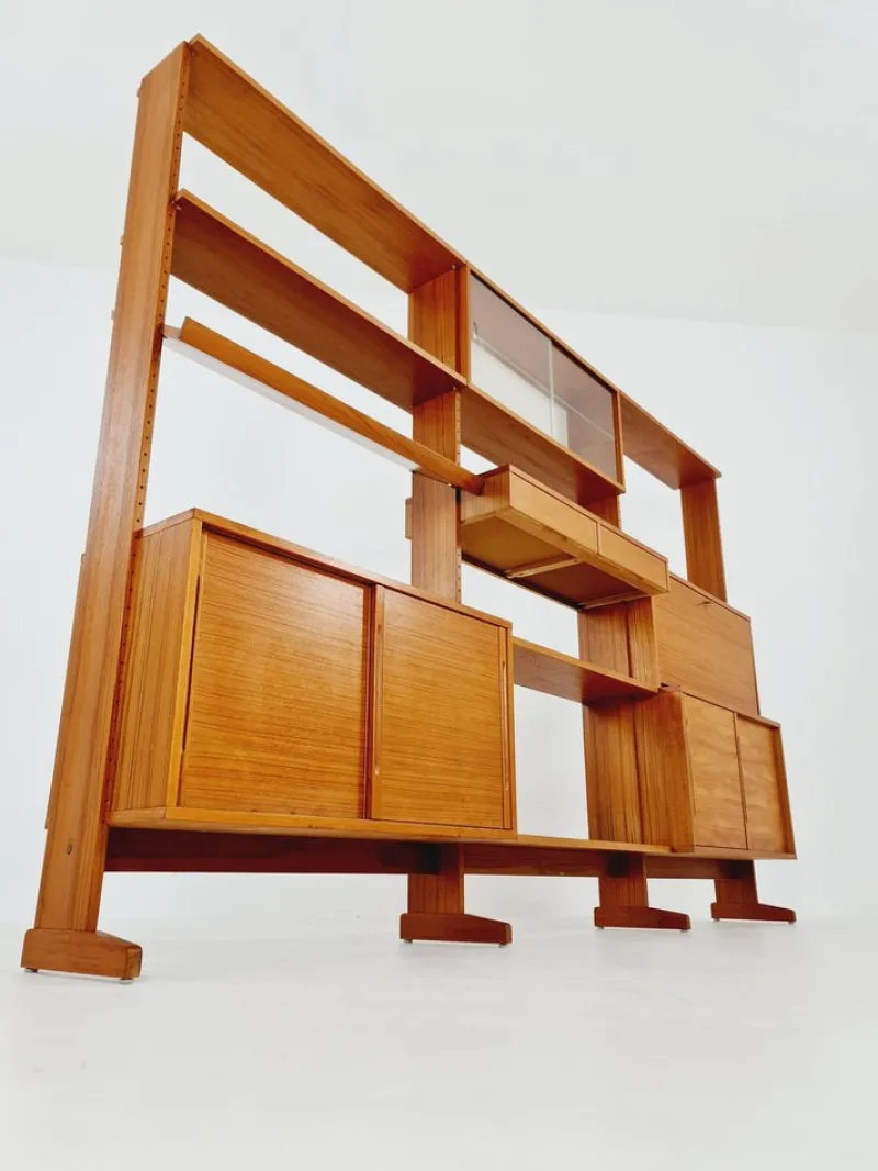 Pamono Danish Teak Room Divider from L CHR Larsen & Søn, 1960s> Room Dividers & Screens