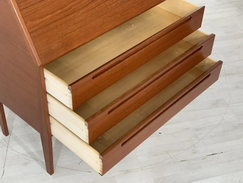Pamono Danish Teak Secretary by Kai Kristiansen> Secretaires