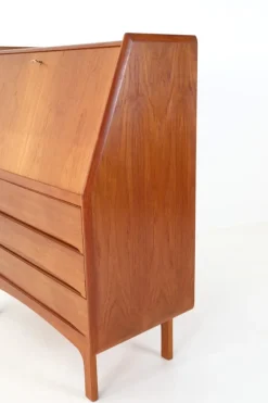Pamono Danish Teak Secretary from Bernhard Pedersen & Søn, 1960s><noscript><img width=